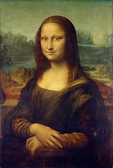  لوحة الجوكندا أو الموناليزا لليوناردو ذافنشي